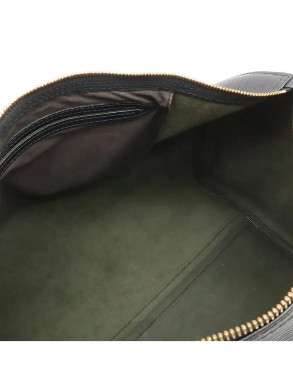 Louis Vuitton Epi Speedy 35 Boston Bag Leather Noir Black